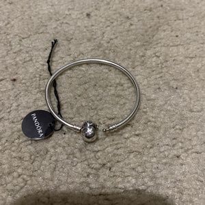Pandora silver bangle bracelet
